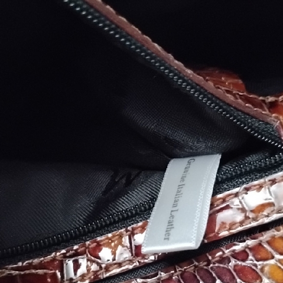 Monsac Crocodile-Embossed Bag - Picture 8 of 16